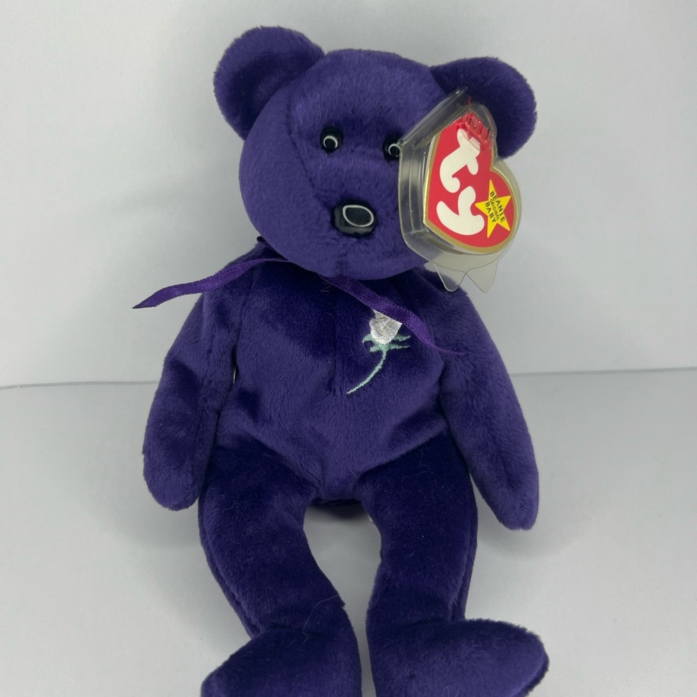 TY Beanie Babies Princess Bear Toy 1997